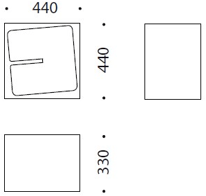B-LINE Модульный книжный шкаф из полиэтилена sun-id-1394522 - Вид №3
