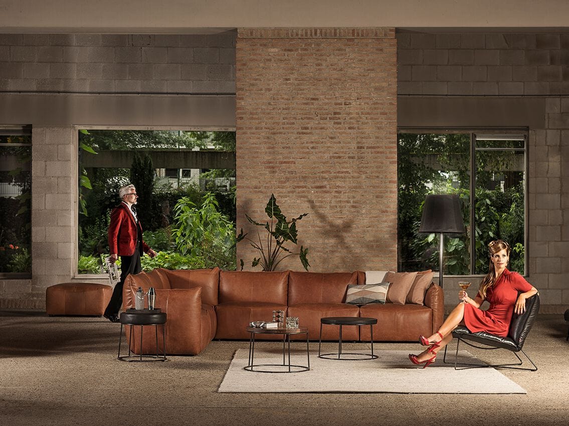 Секционный кожаный диван Jess Vasa ARCH-00148783 - Вид №2