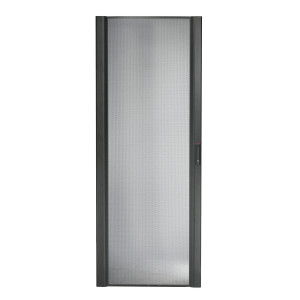 AR7057A Дверь для шкафа NetShelter SX 48U шириной 750 мм изогнутая черная перфорированная Schneider Electric