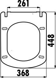 EG321-00CB00E-0000 ELEGANT Унитаз подвесной безободковый с биде Creavit Elegant - Вид №12