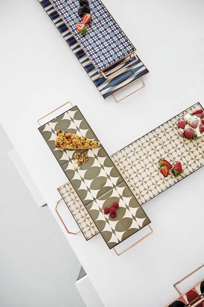 GAN Поднос прямоугольный из алюминия Mix&match sun-id-1399559 - Вид №56