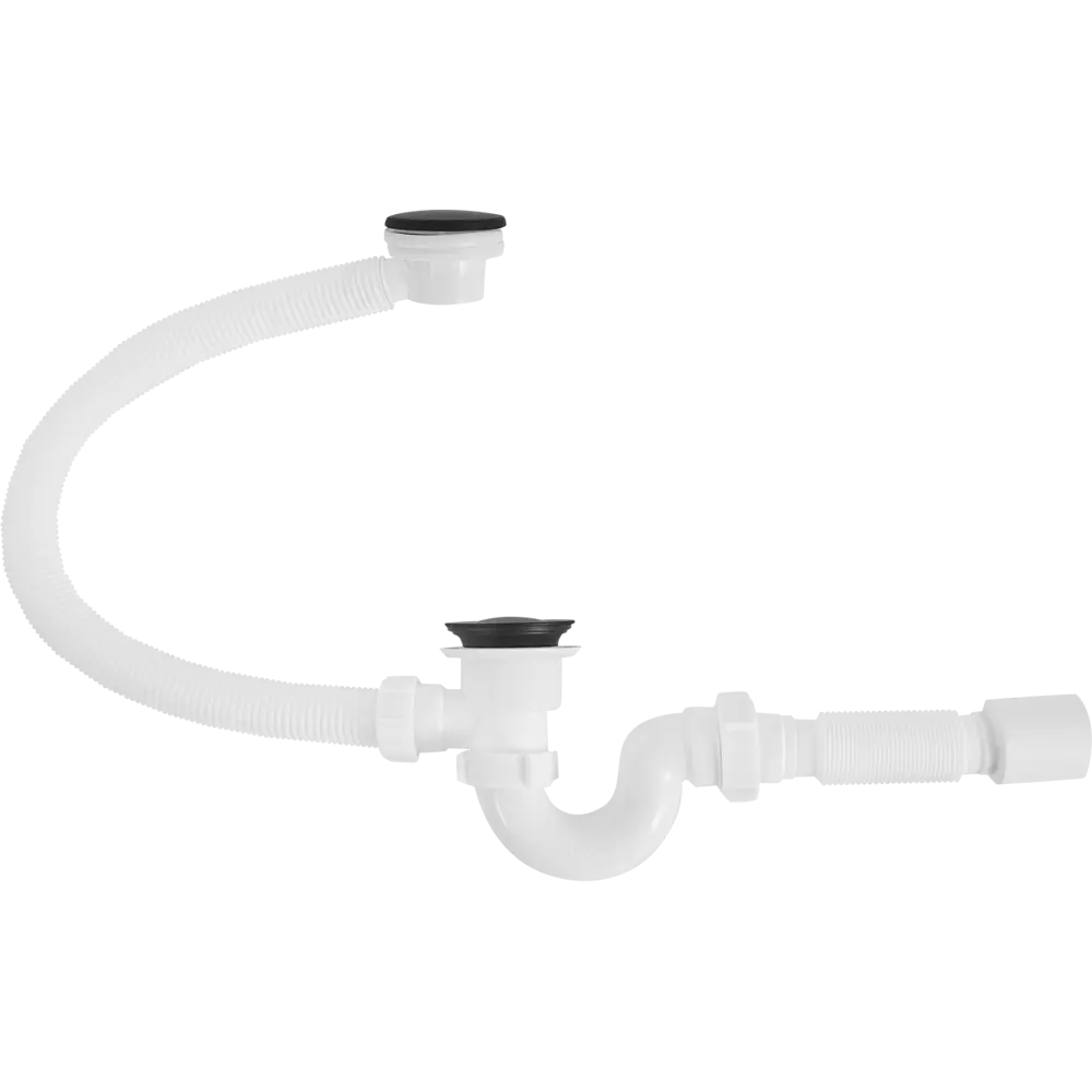 Сифон для ванны Ани Пласт с выпуском 200 мм ø70 мм клик-клак STLM-2176150 - Вид №1
