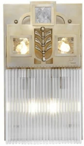 Patinas Lighting Настенный светильник из латуни ручной работы Wiener