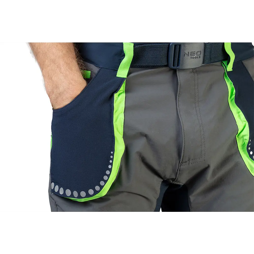 Брюки рабочие Neo Tools Premium серые/темно-синие/зеленые размер M рост 178-181 STLM-2015749 - Вид №4