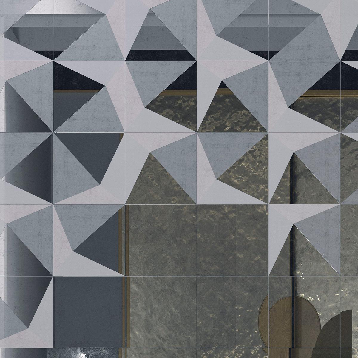 SICIS Bucolico Black Bo-Grey Vetrite Tile sun-id-1991302 - Вид №25