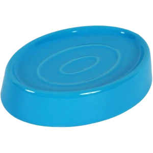 Мыльница Veta овальная керамика цвет бирюзовый