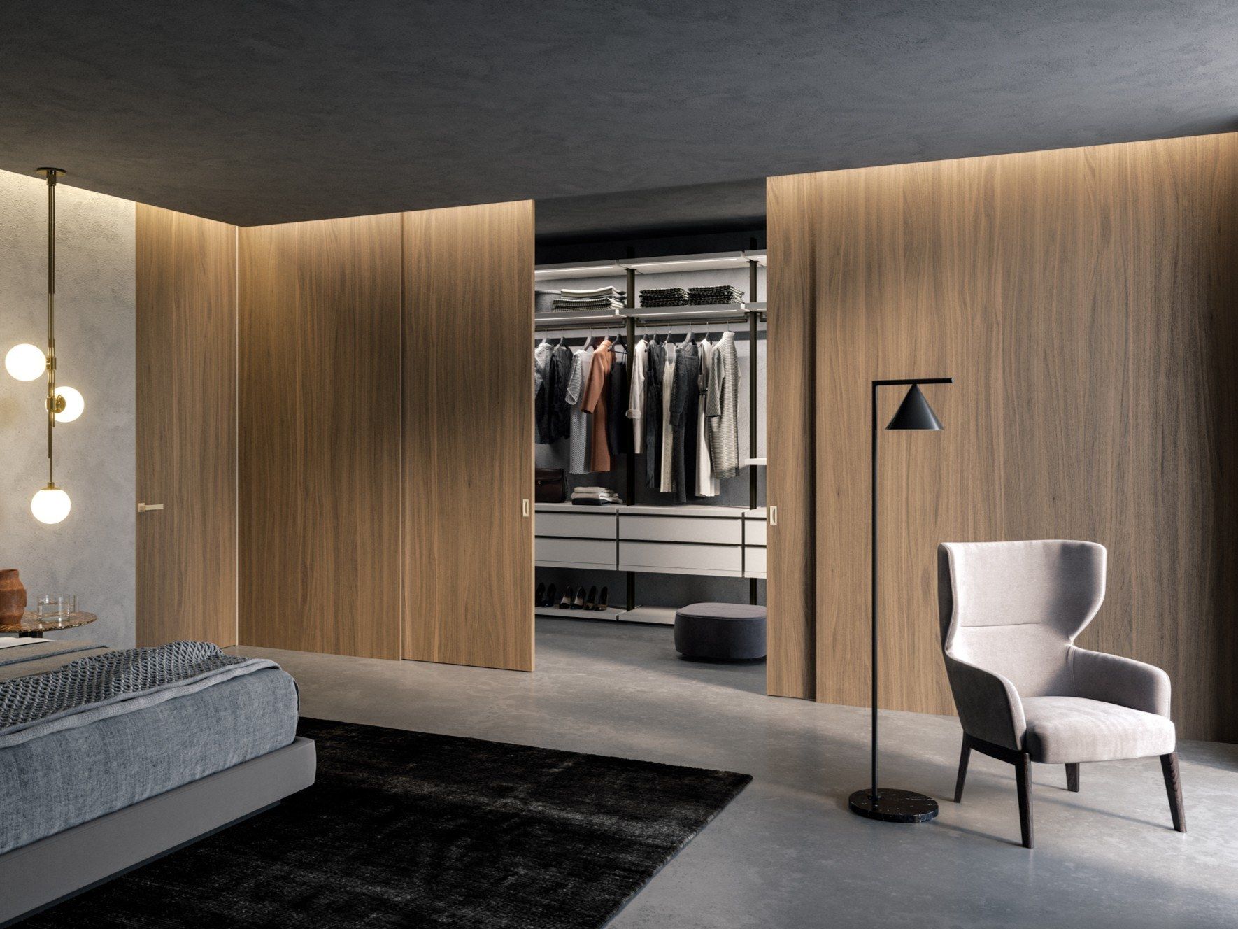 Деревянные раздвижные двери HenryGlass Adela ARCH-00059377