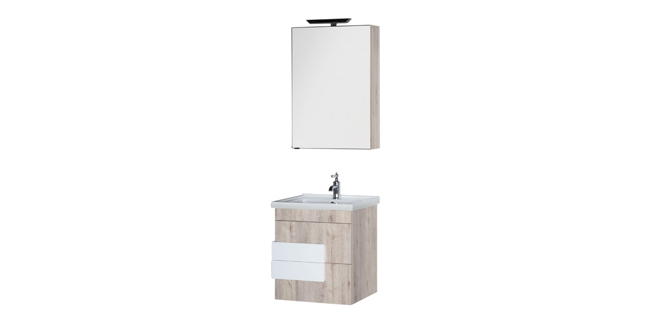 Комплект мебели Aquanet Мадейра 60 дуб кантри 00183160 - Вид №2