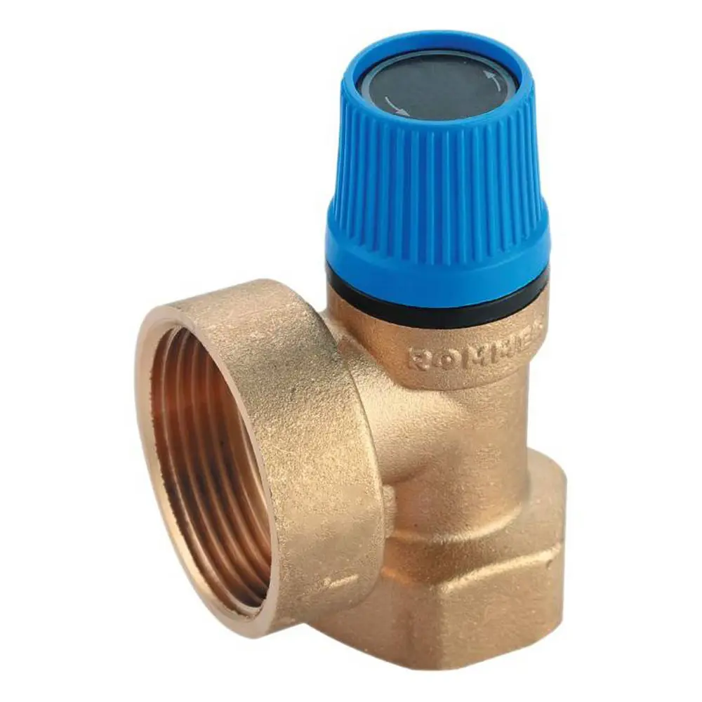 Клапан предохранительный для водоснабжения Rommer 6 бар 3/4"x1" латунь STLM-2155693