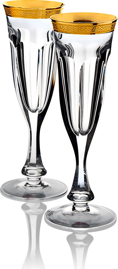 85075 Moser Набор из 2 фужеров для шампанского 140мл "Леди Гамильтон" п/к Хрусталь бессвинцовый 