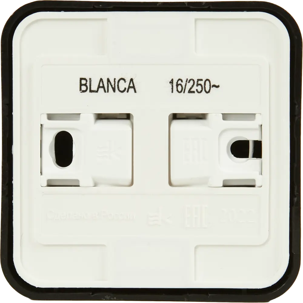 Розетка накладная Schneider Electric Blanca Компакт с заземлением цвет антрацит SYSTEME ELECTRIC STLM-2107671 - Вид №3