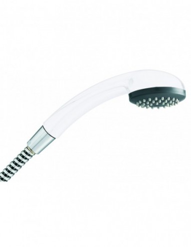 906300 001 00  Лейка для душа Cobra, 1 душевая лейка, Ø 65 мм, шипы против известкового налета, белые Valentin Белый  - Вид №1