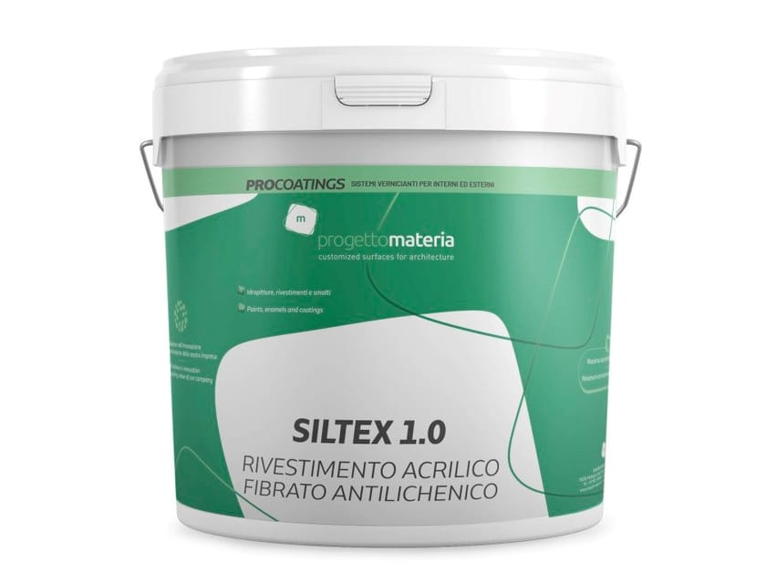 Антилихеновое волокнистое акриловое покрытие Progettomateria SILTEX 1.0 ARCH-00033829