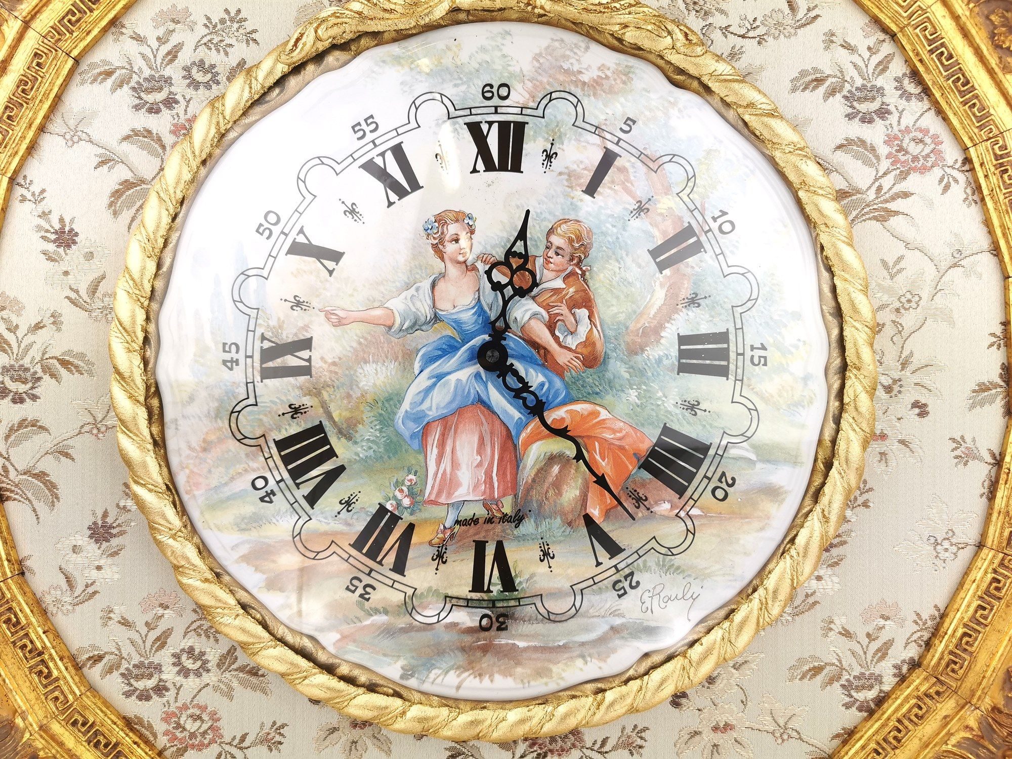 Украшенные фарфоровые часы Italia Cornici ORO T44 ARCH-00113457 - Вид №5