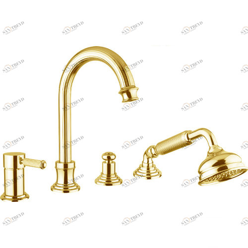 Смеситель на борт ванны однорычажный Cezares OLIMP-BVDM-03/24-L