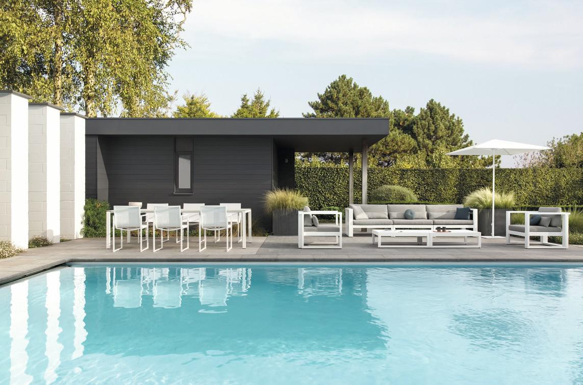 MNST1179 Обеденный стол pcsts lava 90см x 90см Manutti Trento - Вид №7