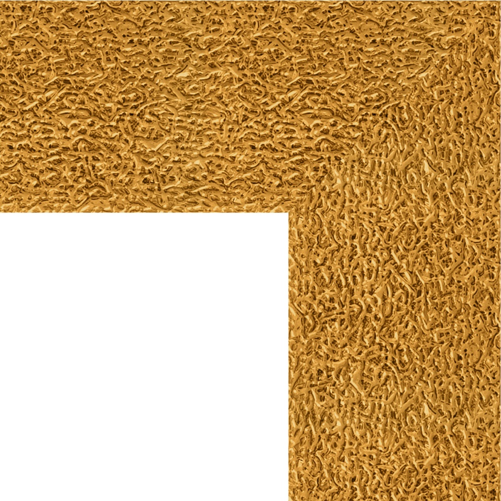 BY 4366 Зеркало с гравировкой в багетной раме - чеканка золотая 90 mm EVOFORM Exclusive-G - Вид №5