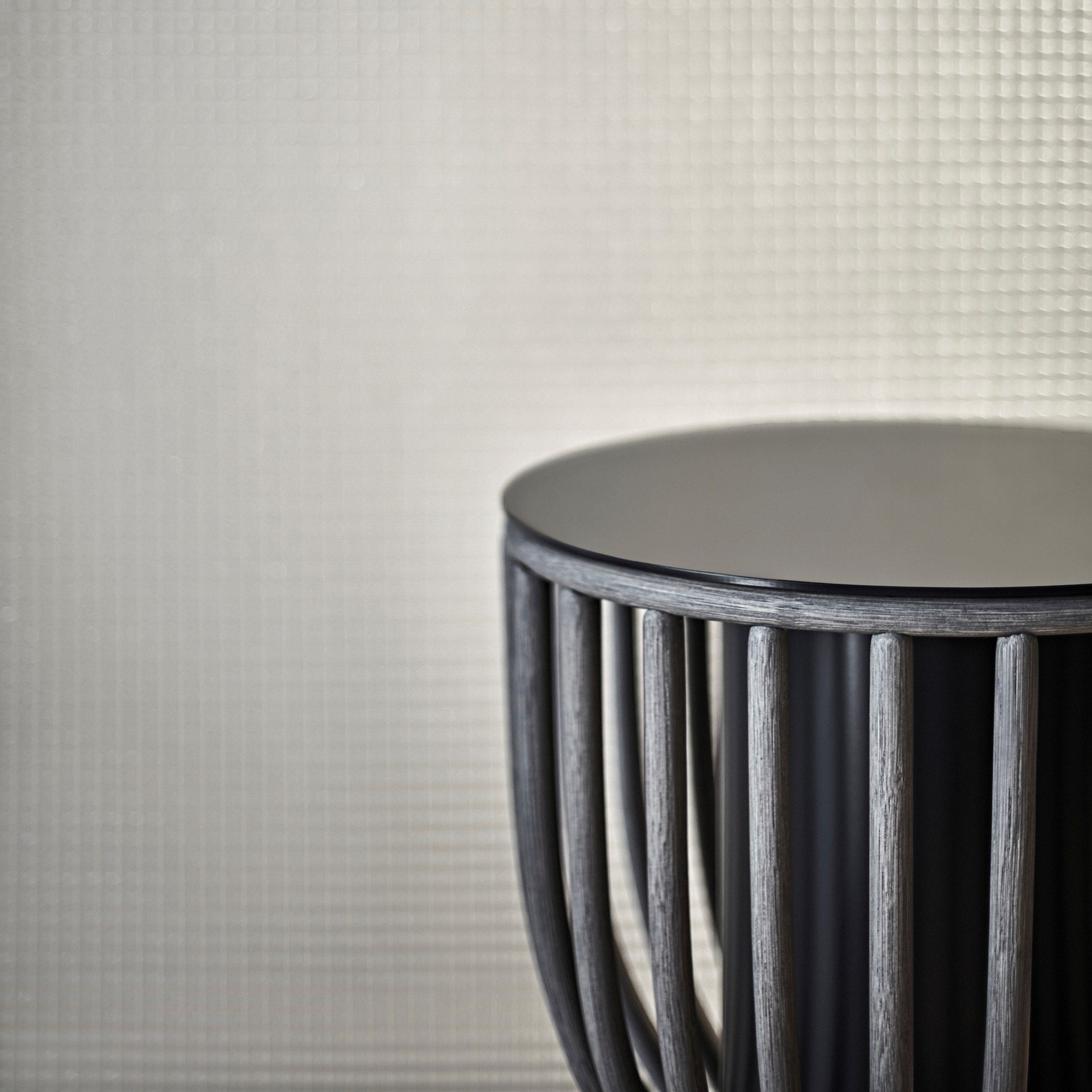 Ротанг круглый низкий журнальный столик EXPORMIM рамки ARCH-00012966