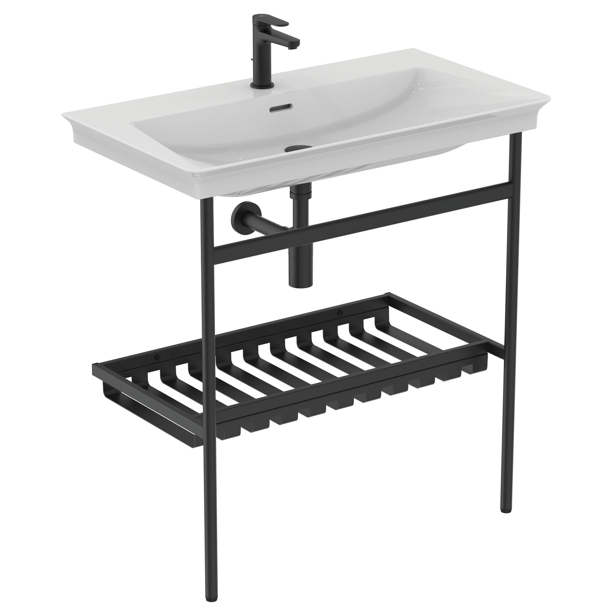 Однорычажный смеситель для раковины с автоматическим сливом Ideal Standard CERAFINE O ARCH-00105567 - Вид №3