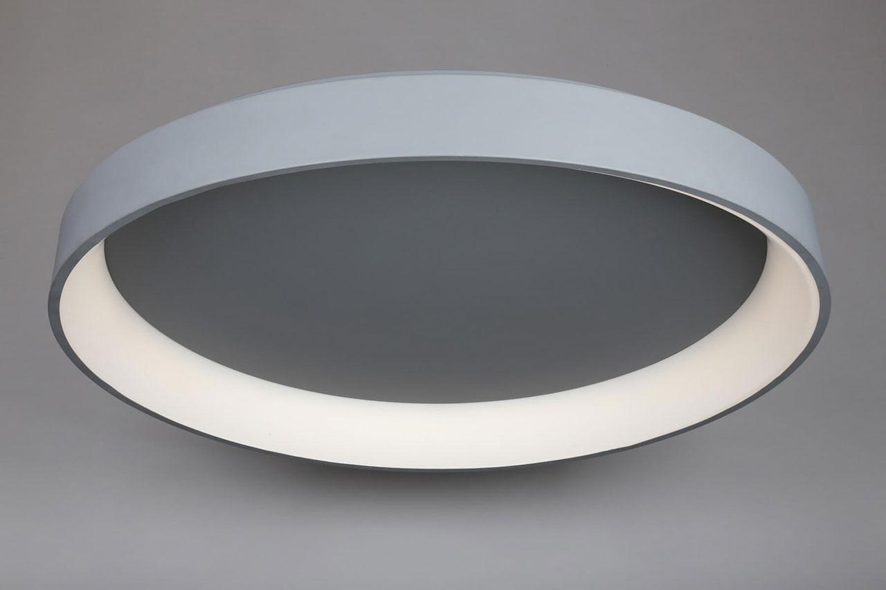 Потолочный светодиодный светильник Omnilux Ortueri OML-48517-144 OMNILUX ORTUERI GREY 202589 Серый  - Вид №2