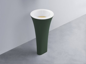 AMLA45-BL+AMPILT-CN+AMCOLT-MU Раковина Amedeo Tondo отдельностоящая cielo Enjoy + Amedeo