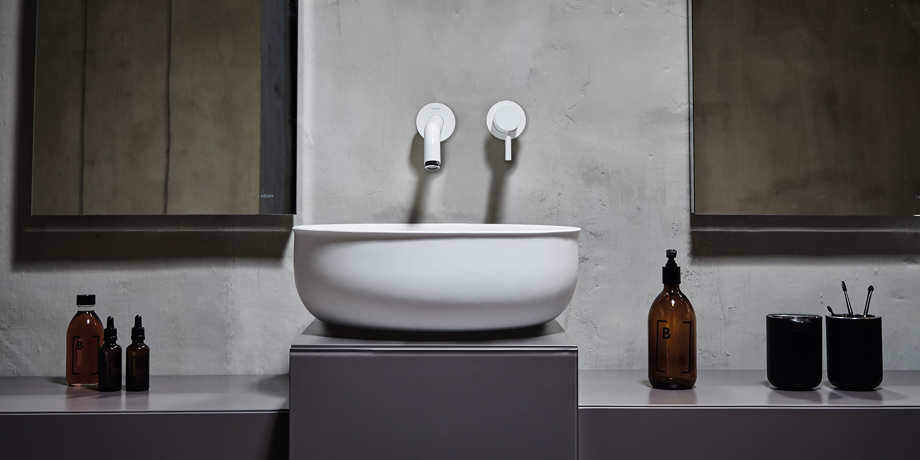 PR002 Накладная раковина на столешницу  овальная Inbani  - Вид №1