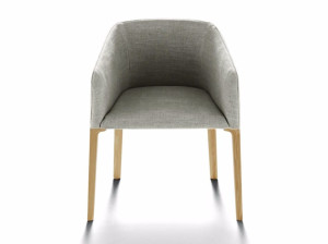 Съемный тканевый стул с подлокотниками