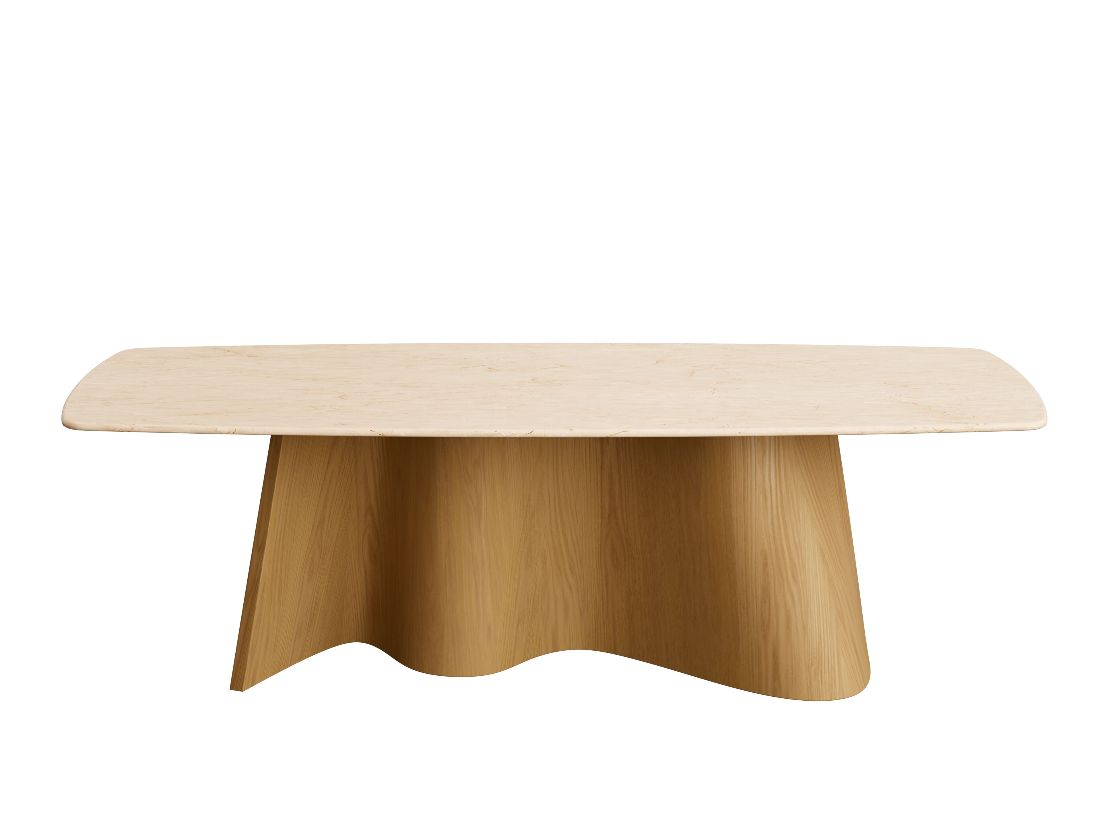 Прямоугольный обеденный стол из дерева и мрамора NORD ARIN Cortina ARCH-00025645