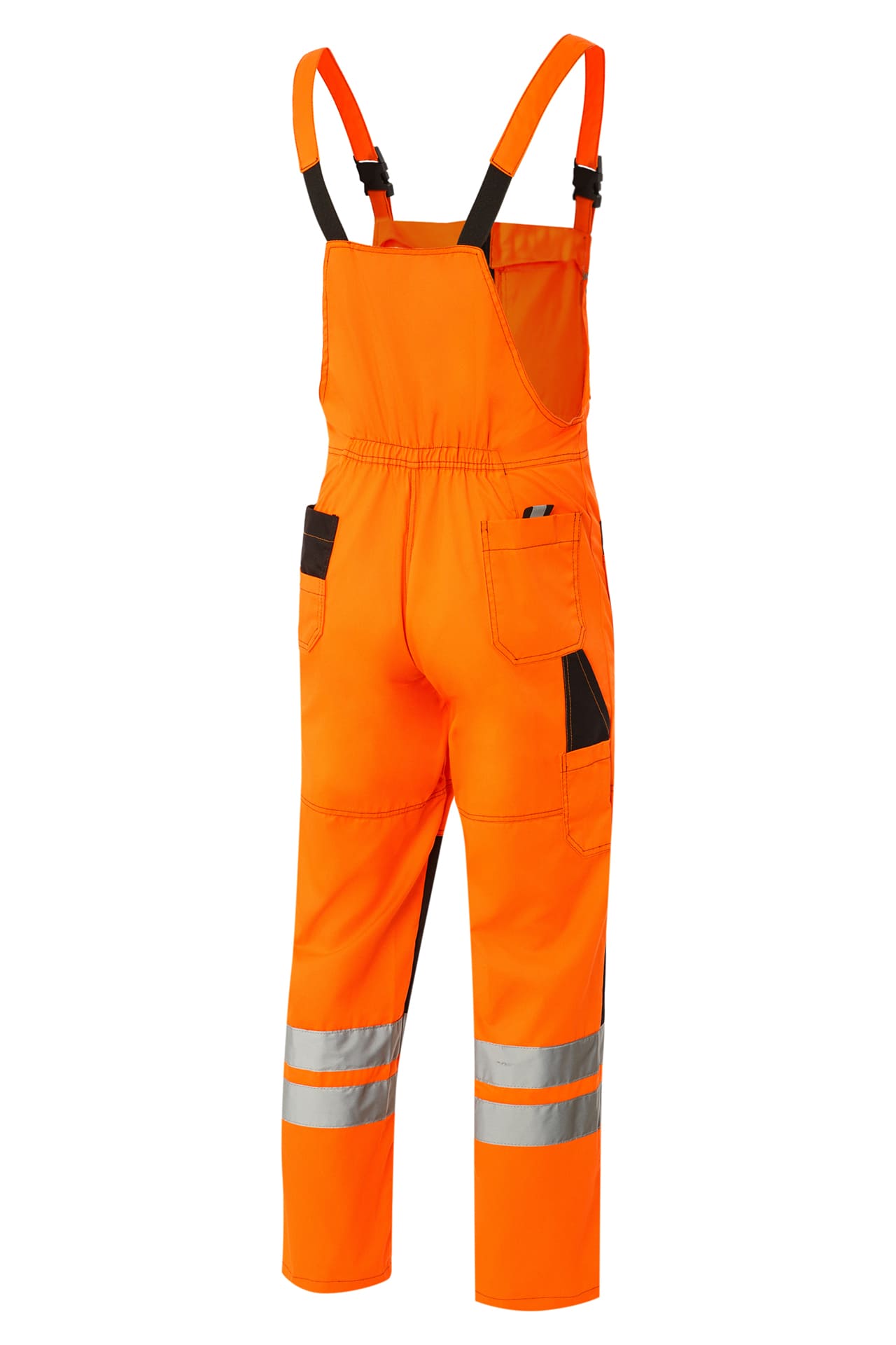 61869 Костюм "Профессионал-2" с СВП оранжево-черный  Летняя спецодежда  размер 60-62/170-176  - Вид №5