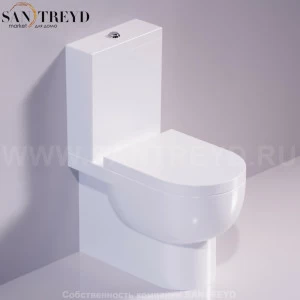 EL07BIANCO Компакт унитаз с бачком Белый Simas E-Line Италия