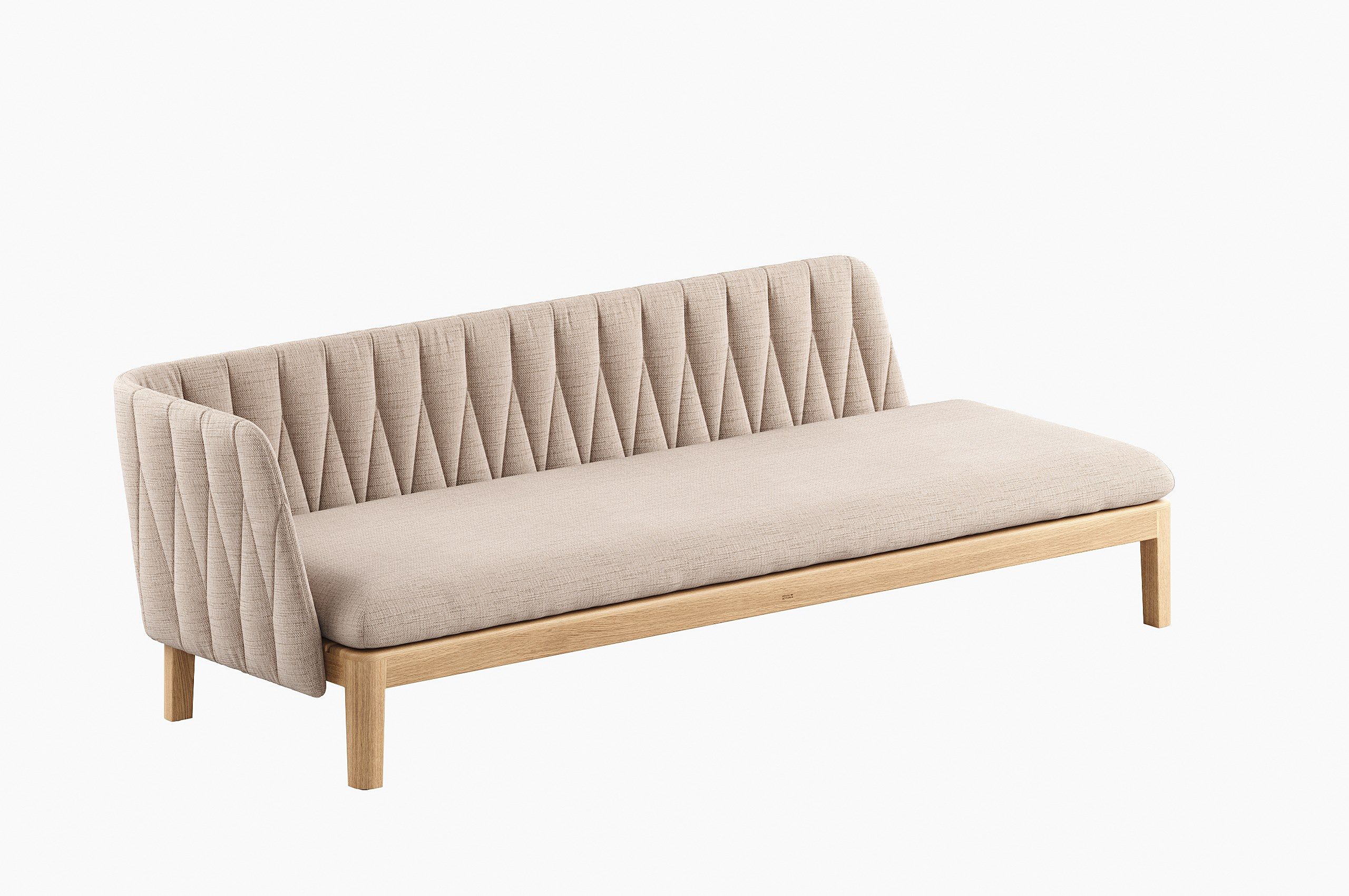 Садовая спальная кровать, обитая тканью и тиком Royal Botania Calypso Lounge ARCH-00150106 - Вид №12