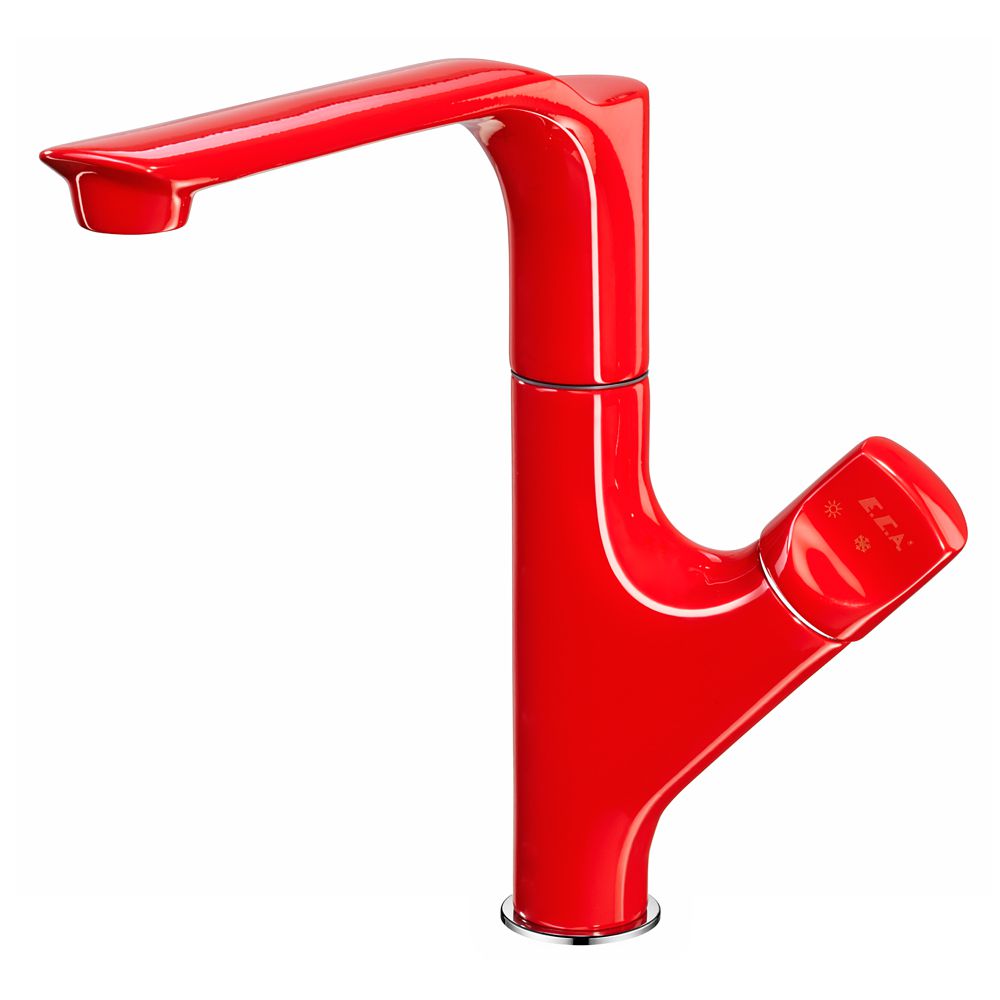 104318063st  Смеситель для мойки Myra - красный - экономия воды Eca 