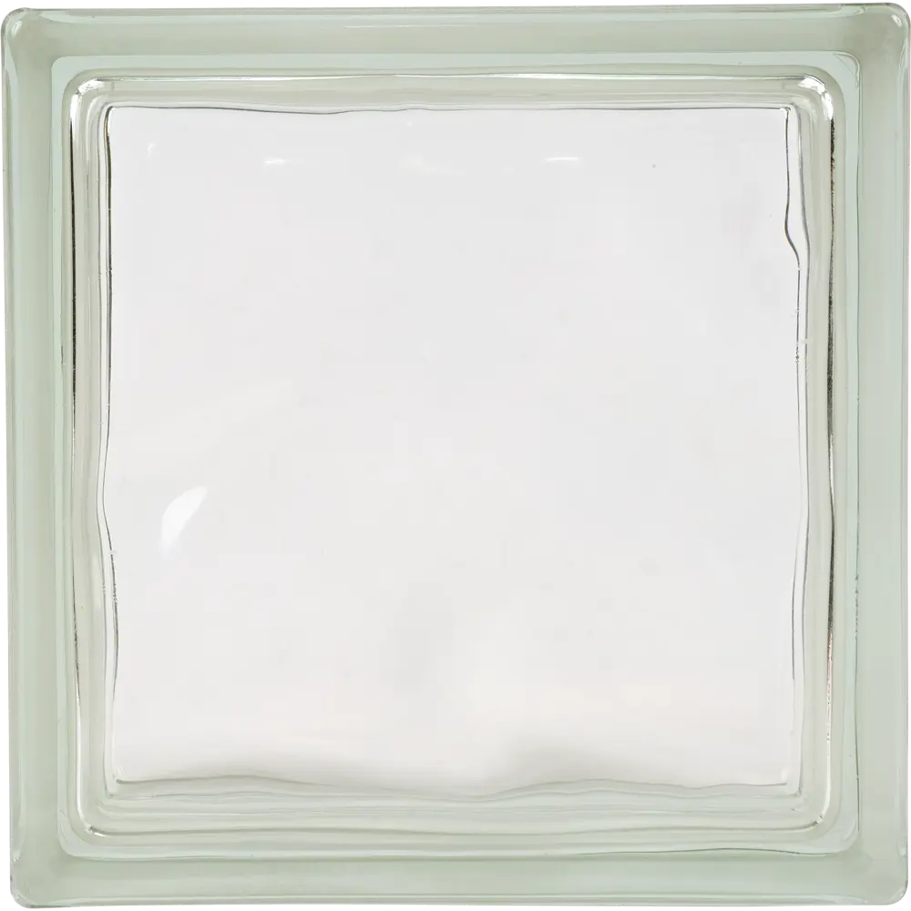 Santreyd Стеклоблок Богема Волна - прозрачный элемент для светопрозрачных конструкций 13470124 STLM-1016280 - Вид №1