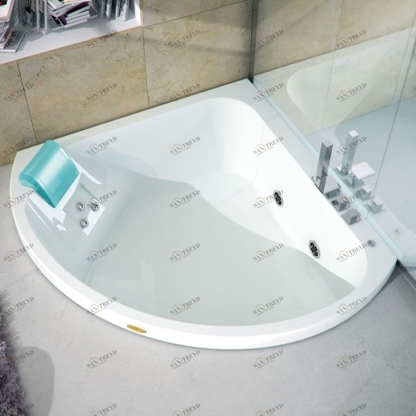 Ванна с гидромассажем "HYDRO TOP" Aquasoul Corner 140 встроенная 9443-711 Jacuzzi 9443711