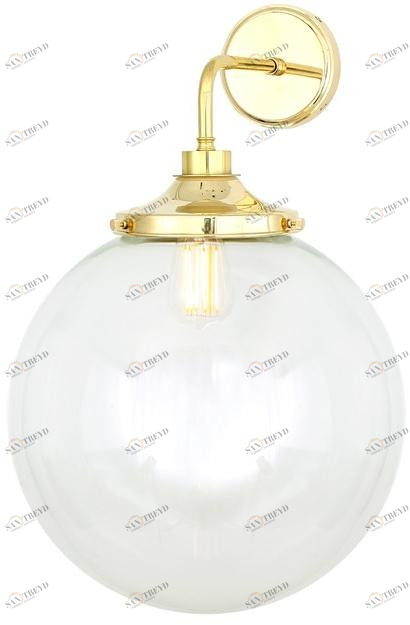 Mullan Lighting Настенный светильник из стекла прямого света для ванной Laguna Mlbwl008