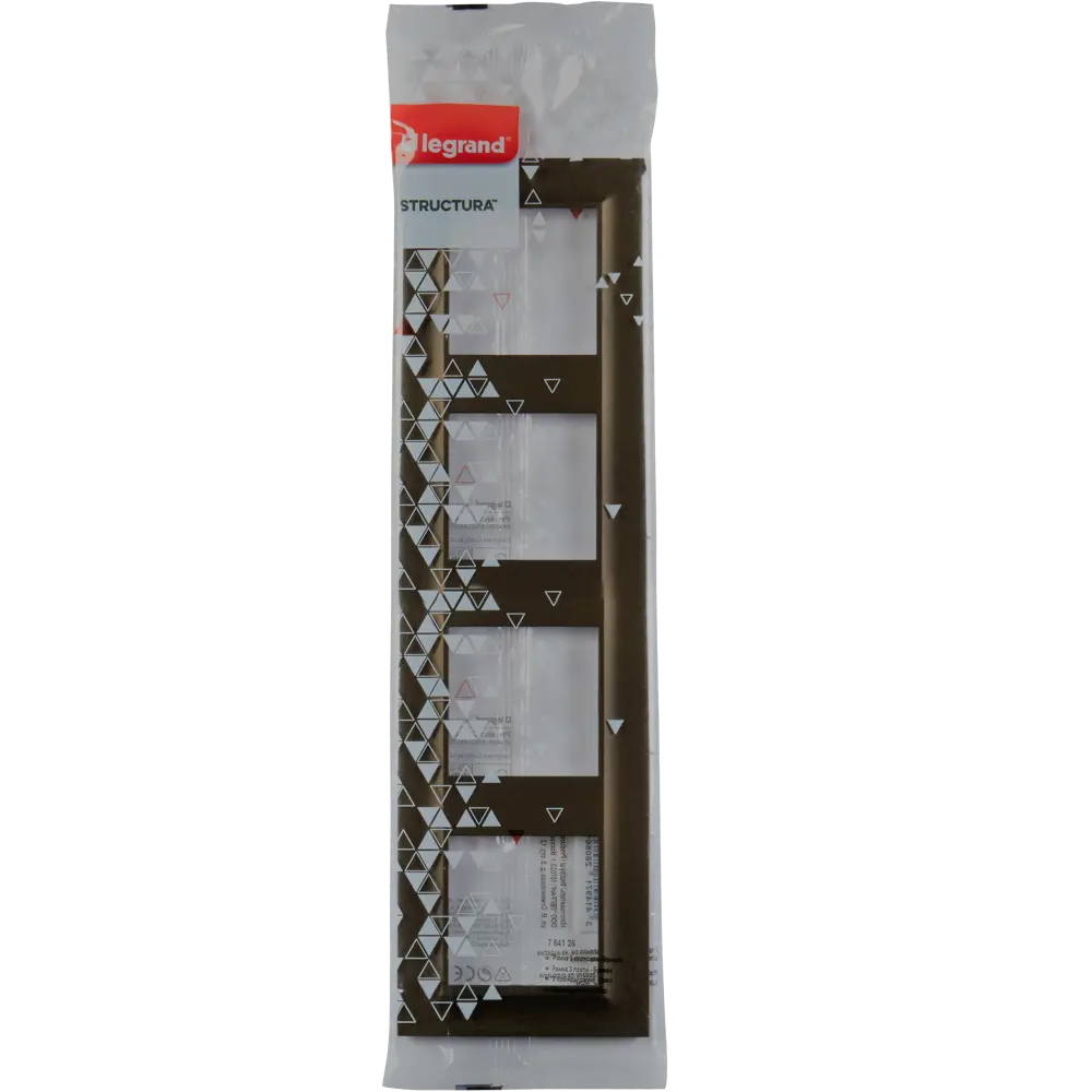 Рамка Legrand Structura бронзовая для 4 розеток 82669039 STLM-0033524 - Вид №3