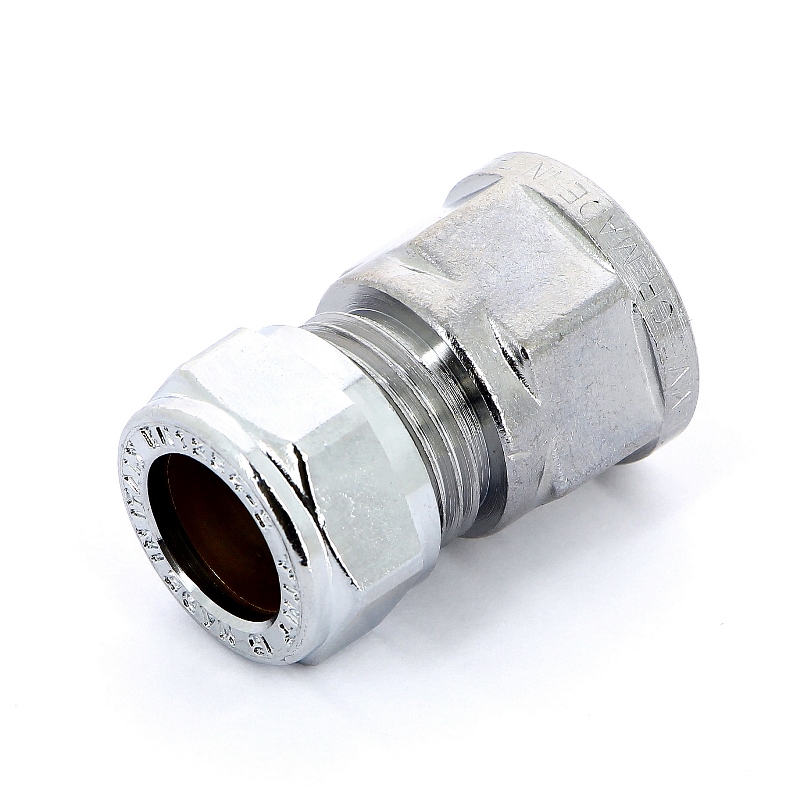Муфта обжим-В хромированная TIEMME 15х1/2" 1130048