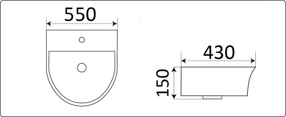 78370C Умывальник LAB.Space N - Вид №1