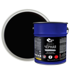Эмаль ПФ-115 ПростоКраска цвет черный 5 кг