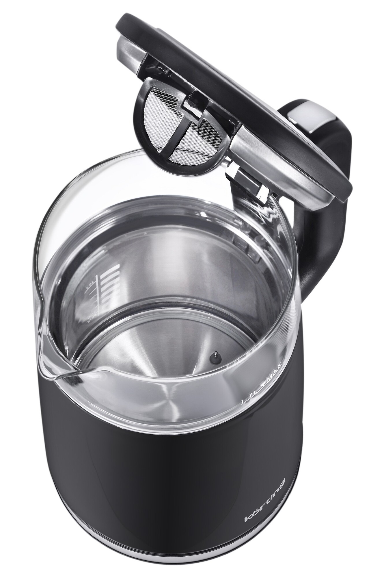 9167821 Электрочайник Korting KWK 0907 G черный STDN-0074023 - Вид №1