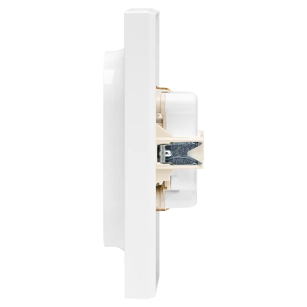 Розетка двойная встраиваемая Systeme Electric AtlasDesign с заземлением цвет белый STLM-2150282 - Вид №3