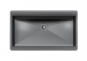 1034856 Кухонная мойка Milanello Gun Metal Workstation 1034 856 Foster