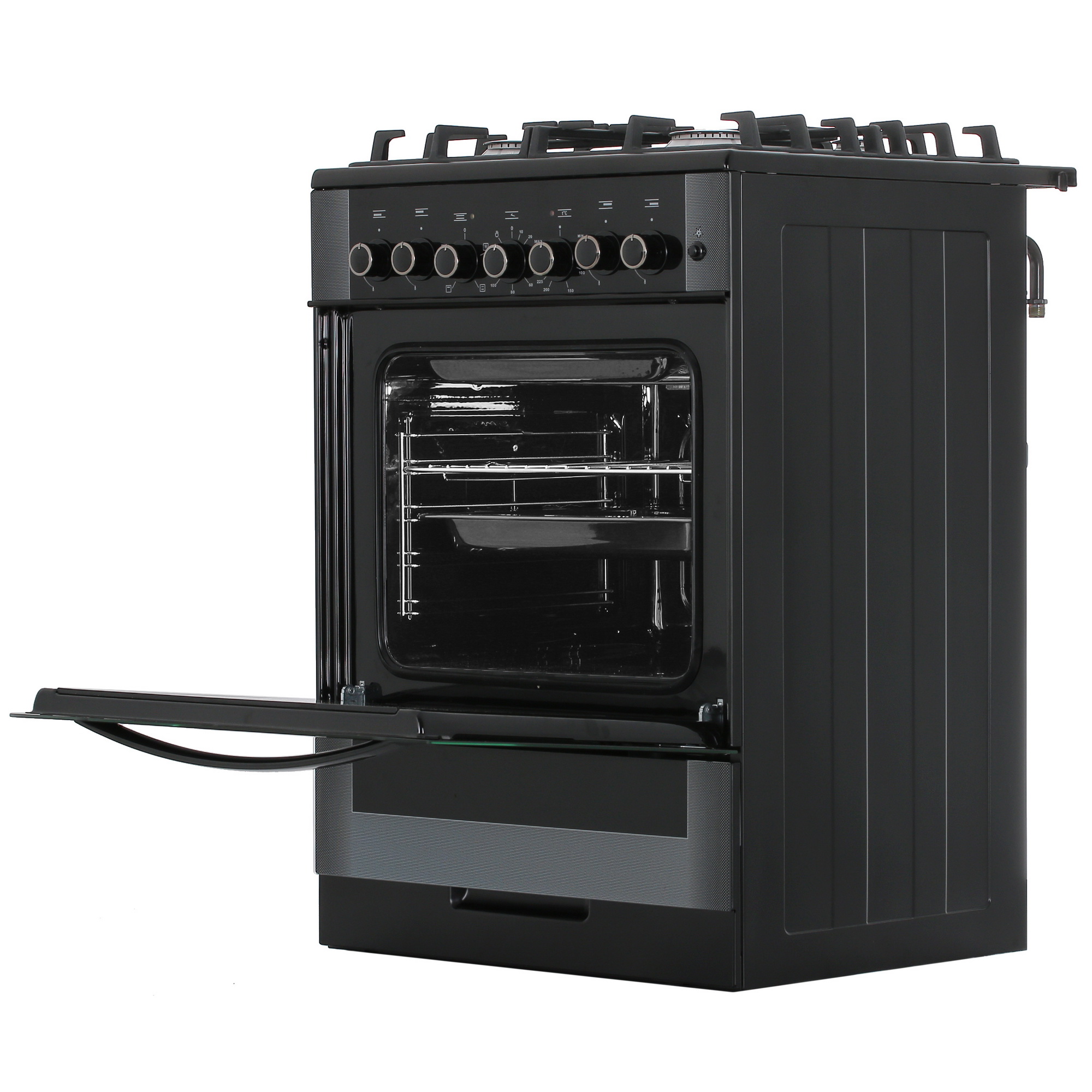 9085702 Комбинированная плита Gefest GE 652044 GC черный STDN-0025601 - Вид №5