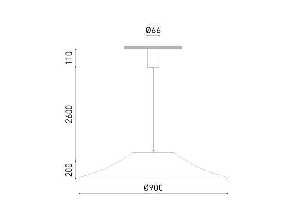 Светодиодный подвесной светильник Arkoslight Warp ARCH-00017505 - Вид №5