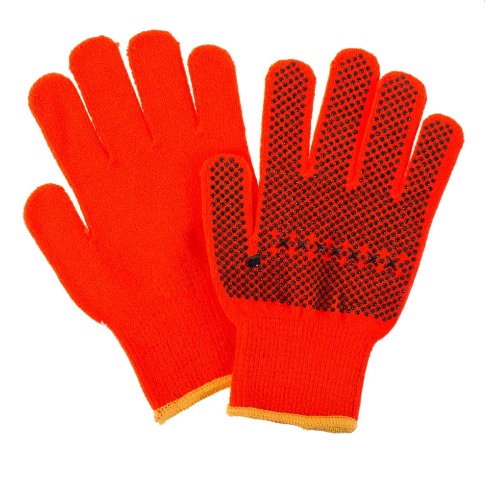 Перчатки универсальные вязаные с точечным ПВХ-покрытием KWB STLM-2110508