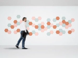 IMPACT ACOUSTIC® Настенная акустическая панель из переработанного пластика  731.12/24.20.000.00