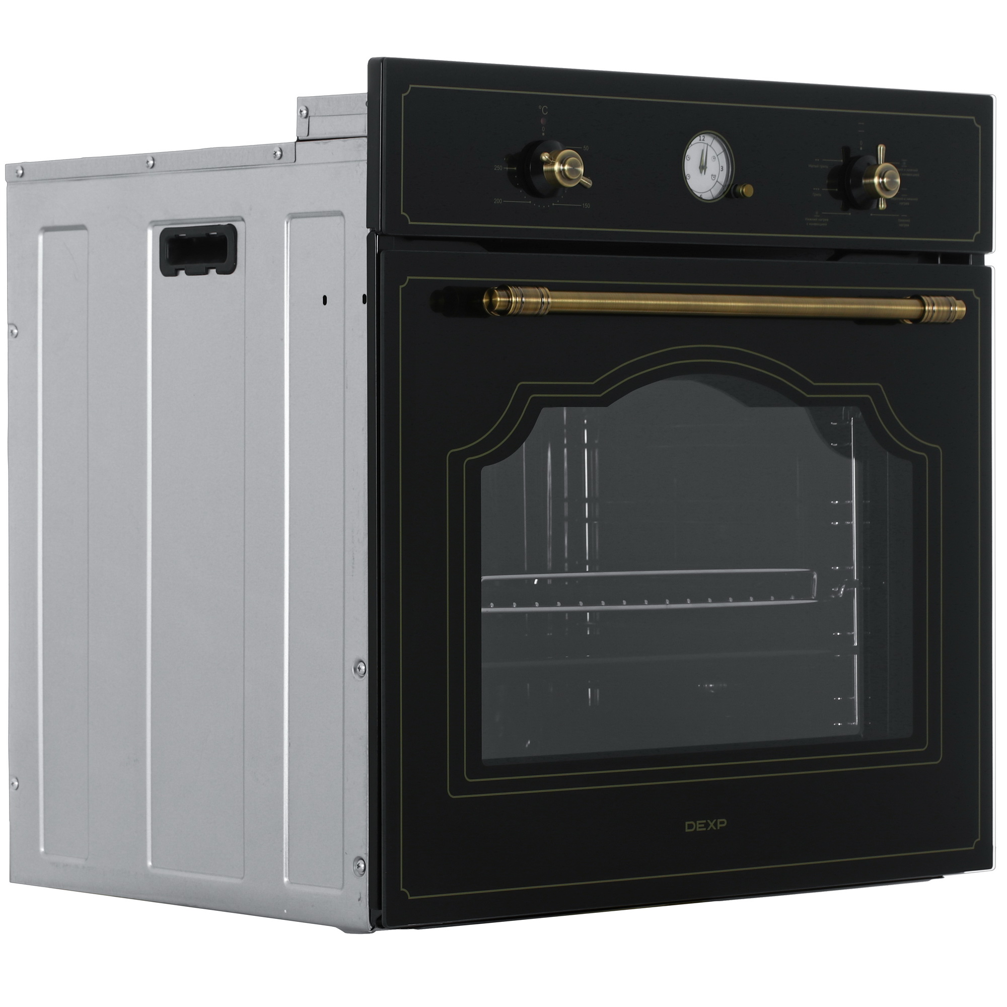 9134722 Электрический духовой шкаф DEXP Rustic 01 черный STDN-0116736 - Вид №1