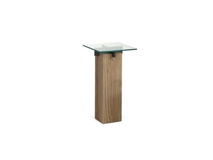 Высокий квадратный стол из дерева и стекла ROCHE BOBOIS TÉNÉRÉ ARCH-00036428 - Вид №2