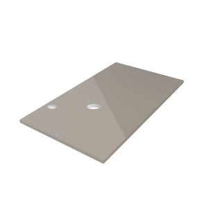 26979 SALGAR Столешница механизированная от 1401 до 1800 GLOSS TAUPE 16 мм Глянцево-серо-коричневый