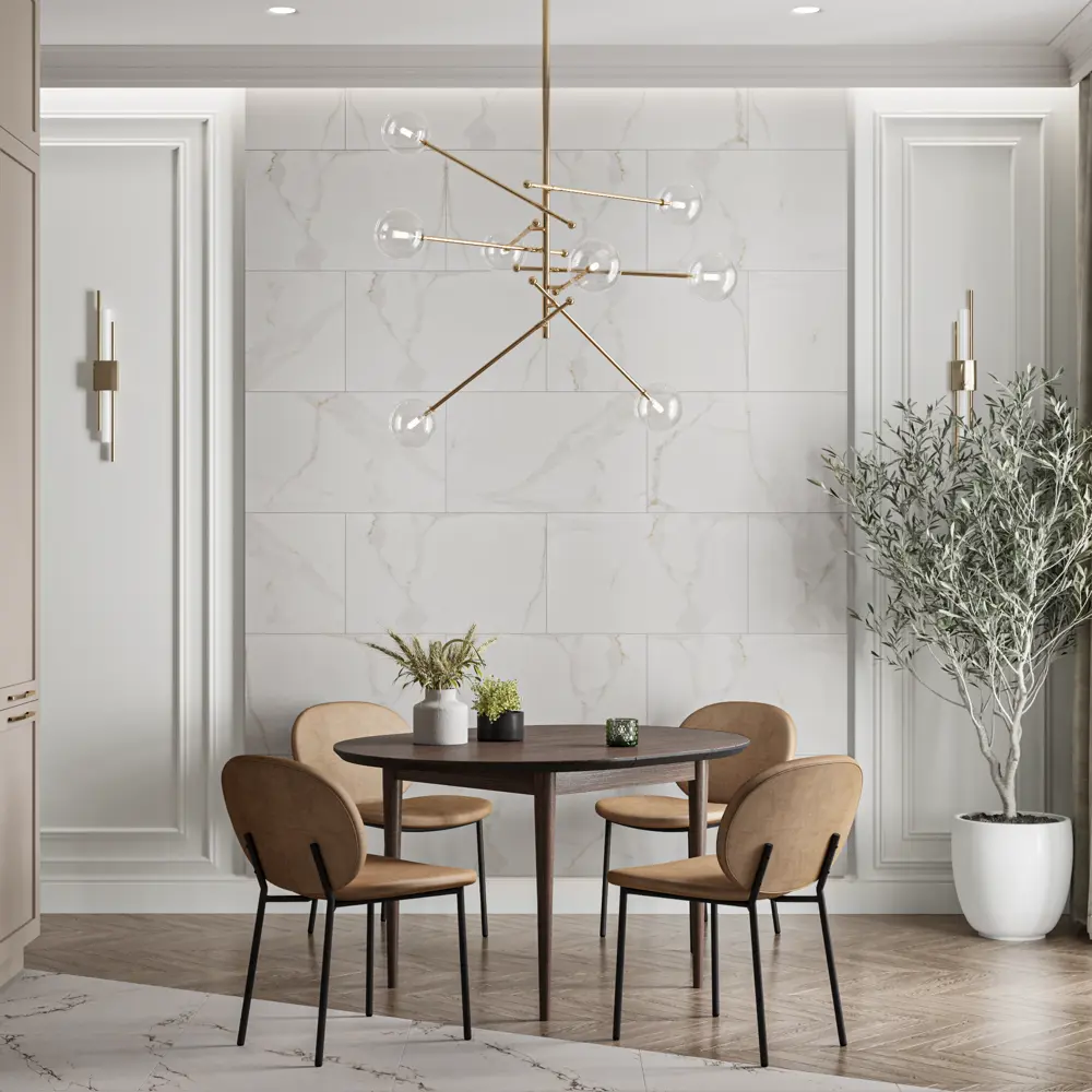 86213717 Стеновая панель ПВХ Artens Сприн белый 700x420x3.6 мм 2.058 м² 7шт STLM-1013456 